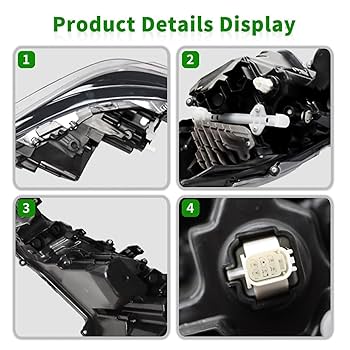Amazon.com: Yunnergo Right Headlight Assembly Compatible